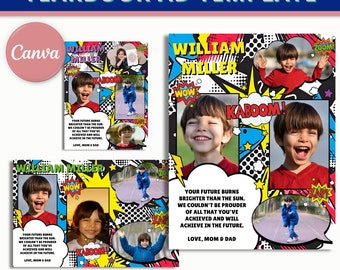 Yearbook Ad Template Elementary School Yearbook Ad Template Full Page Elementary Yearbook Ad Page Template Yearbook Ad Canva Template