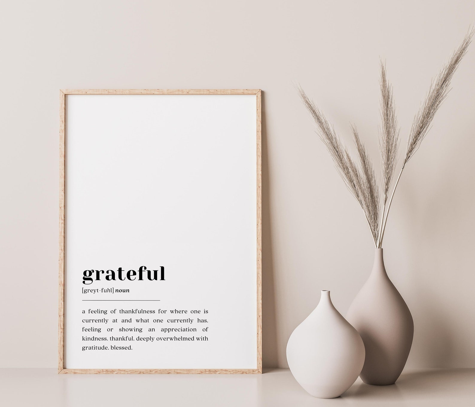 Grateful Definition Print Gratitude Definition Gratitude Etsy