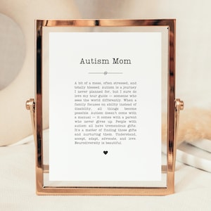 Autismus Mutter Leben, Autismus Bewusstsein, Geschenk für Autismus Mutter, Autismus Mutter Geschenk, Autismus Eltern, Autismus Mutter, Autismus Eltern Geschenk, gesegnete Autismus Mutter