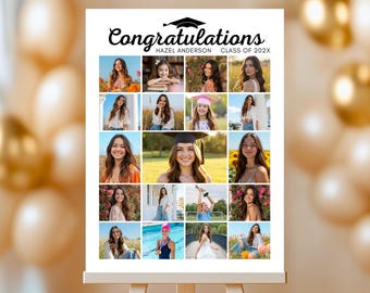 Abschluss-Foto-Collage: Personalisierbares Andenken (Digitaler Download)