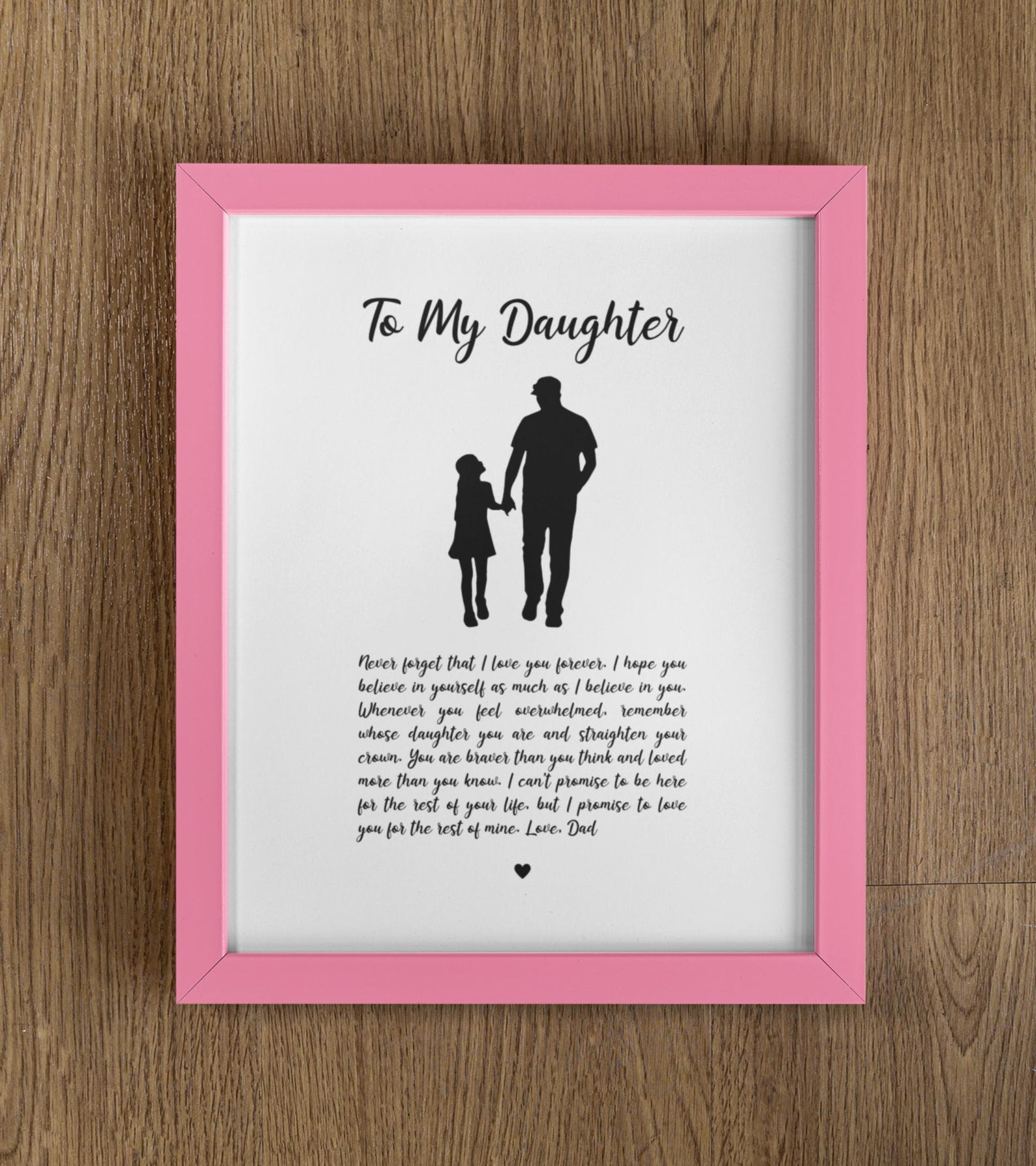 To My Daughter From Dad Printable Gift (digital Download) - Etsy