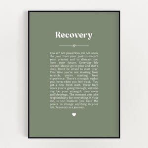 Regalos para un año de sobriedad, regalos para ella por un año, regalo de aliento para él, regalo para seis meses de sobriedad, descarga instantánea