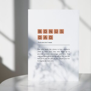 Bonus Papa Geschenk, Bonus Papa Definition Poster, Papa Weihnachtsgeschenk, Papa Definition Druck, Bonus Papa Geschenkideen, Sentimental Geschenk Papa