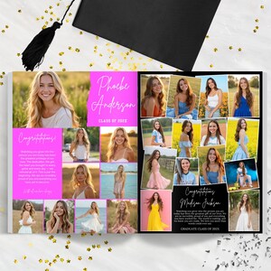 Senior Ad Yearbook Template Canva Bundle, 8 Full Page Designs Templates, Senior Yearbook Ad Templates, Full Page Yearbook Ad Template Bundle