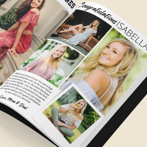Custom Graduation Yearbook Ad Templates 8 5x11 9x12 Full Page Canva