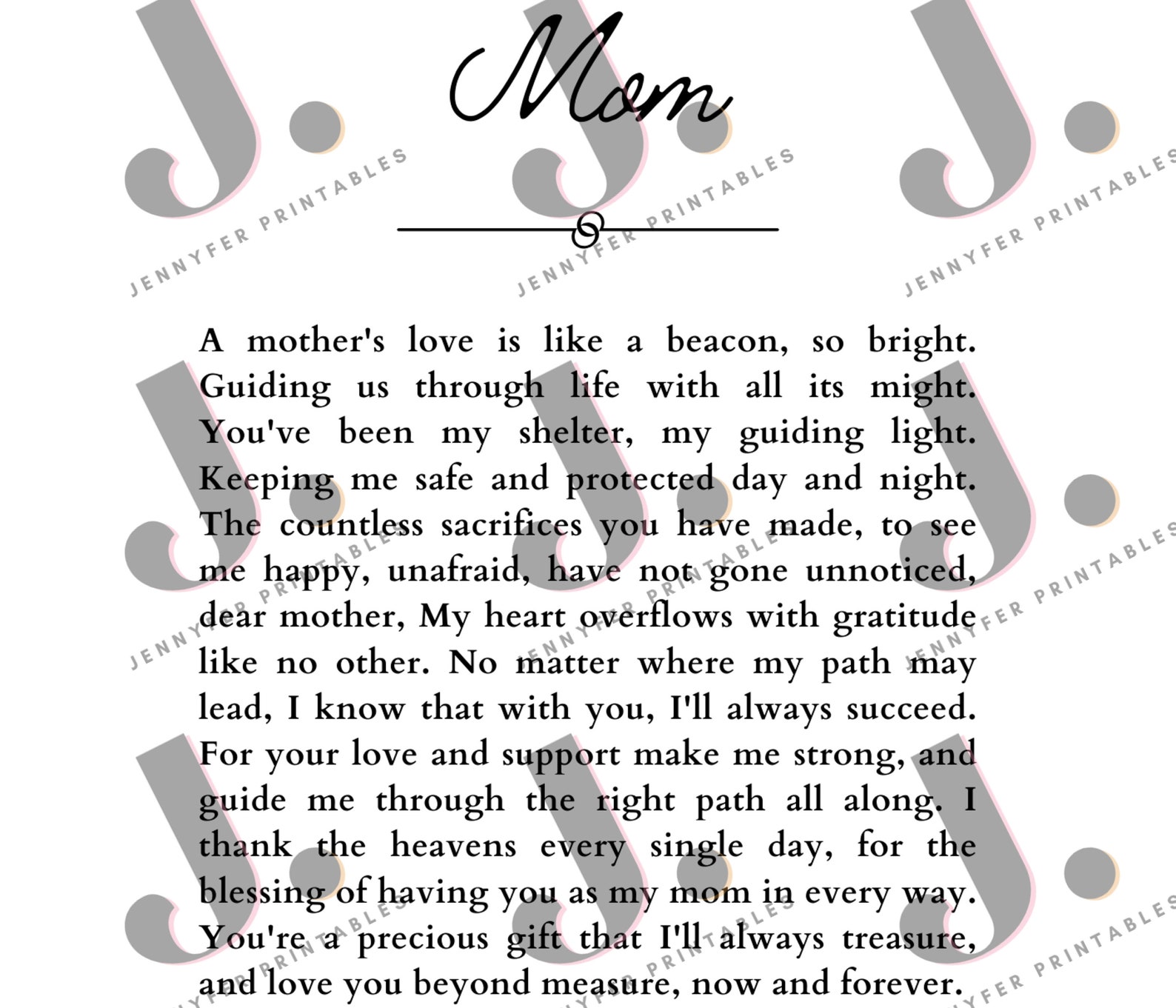 Heartfelt Gifts for Mom Instant Download Gift Ideas for Mom Etsy