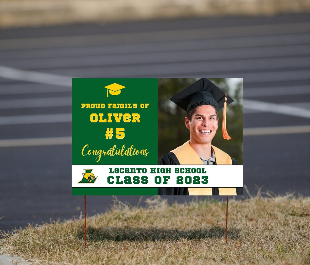 Graduate Yard Sign Template, Graduation Yard Sign 2023, Graduation