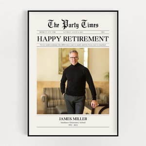 Ruhestand Geschenk Zeitung Vorlage, Diy Ruhestand Geschenk, Ruhestand Geschenk Männer Zeitung, Ruhestand Geschenk nie unterschätzen den Unterschied