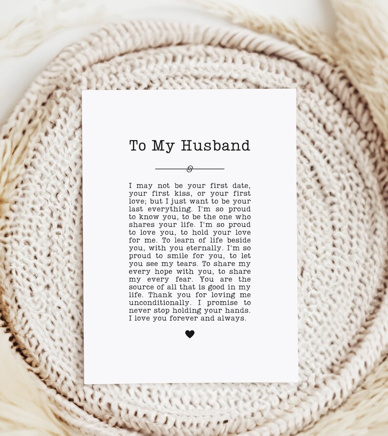 Husband Gift Sentimental, To My Husband, Gifts For Husband, One Year Anniversary Gift, Gift For Husband, First Home Gift To Husband image 5