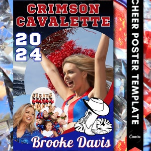Senior Poster Template, Senior Drill Team Poster Templates 11x14 18x24 24x30 24x36, Senior Night Poster Canva, Drill Team Gift
