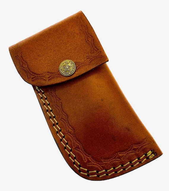 Étui à crayons en cuir, porte-stylo en cuir véritable fait main, pochette pour stylo