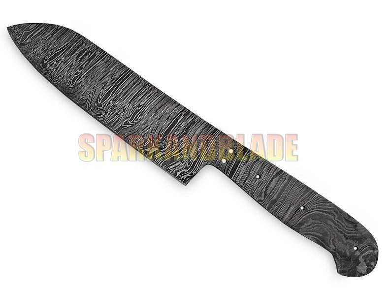 11 Long Custom Hand Made Damascus Steel Chef Knife Blank Etsy