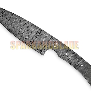 10&quot; long custom hand made Damascus steel chef knife blank blade kitchen knife blank blade..YCB9