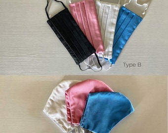 Handmade Cotton Face Mask • Triple Layer, Washable & Reusable