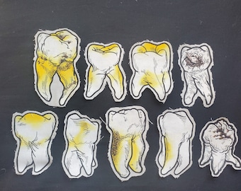 Handmade Teeth patch