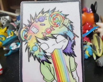 00s emo style sugar rush sticker