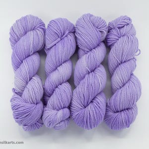 Lilac Dream DK | Hand-Dyed 100% Superfine Merino Yarn | Ultra-Soft | DK Weight | Indie Dyed