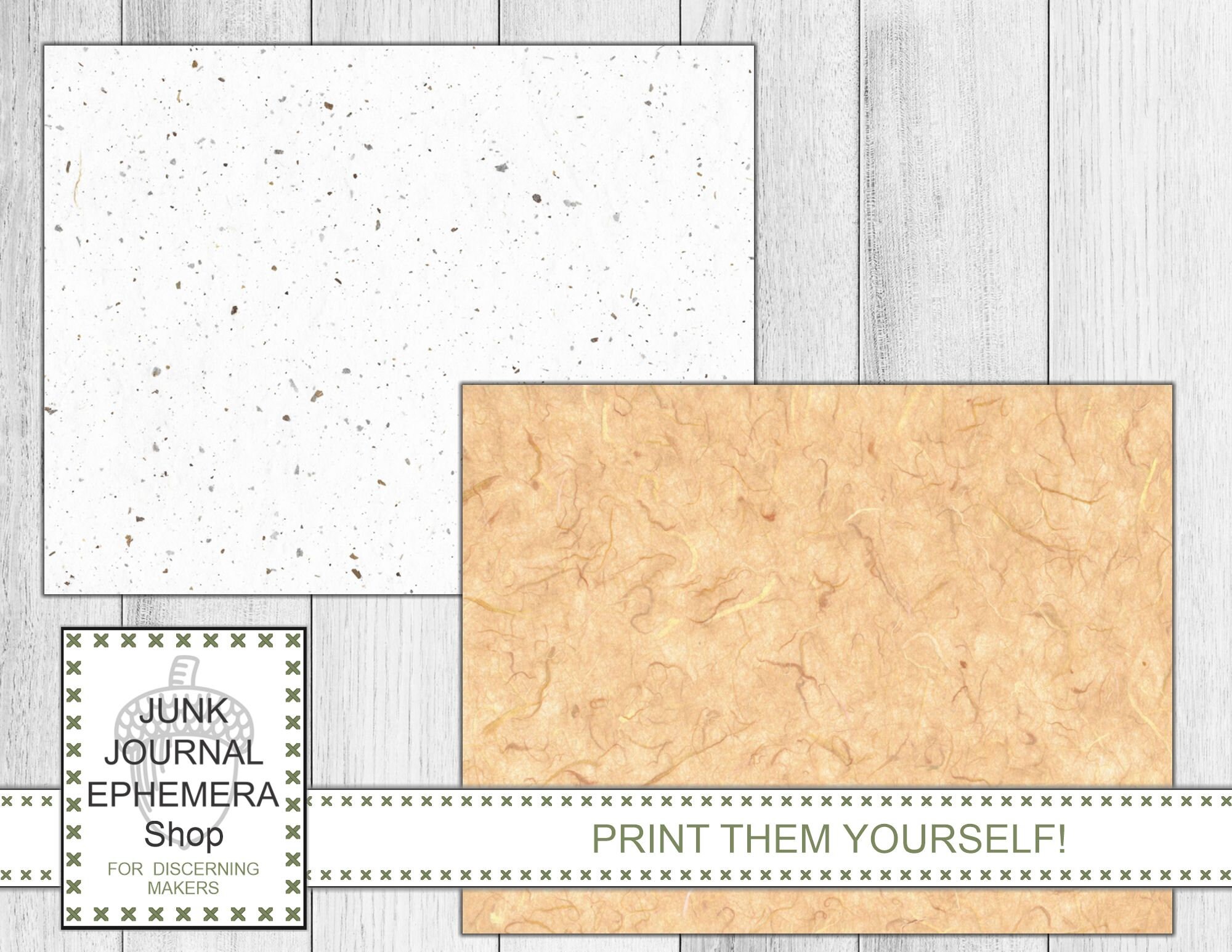 Handmade Paper Scans, Mulberry Paper, Tamarind Leaf Paper, Rice Straw ...