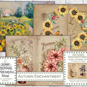 Autumn Enchantment Junk Journal Kit