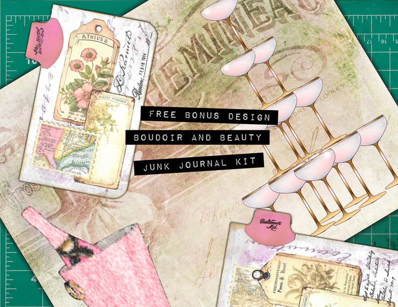 Boudoir and Beauty Junk Journal Kit - Etsy