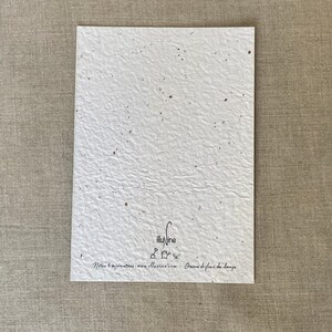 Carte à planter A6 Sincères condoléances - décès - deuil - condoléances image 3