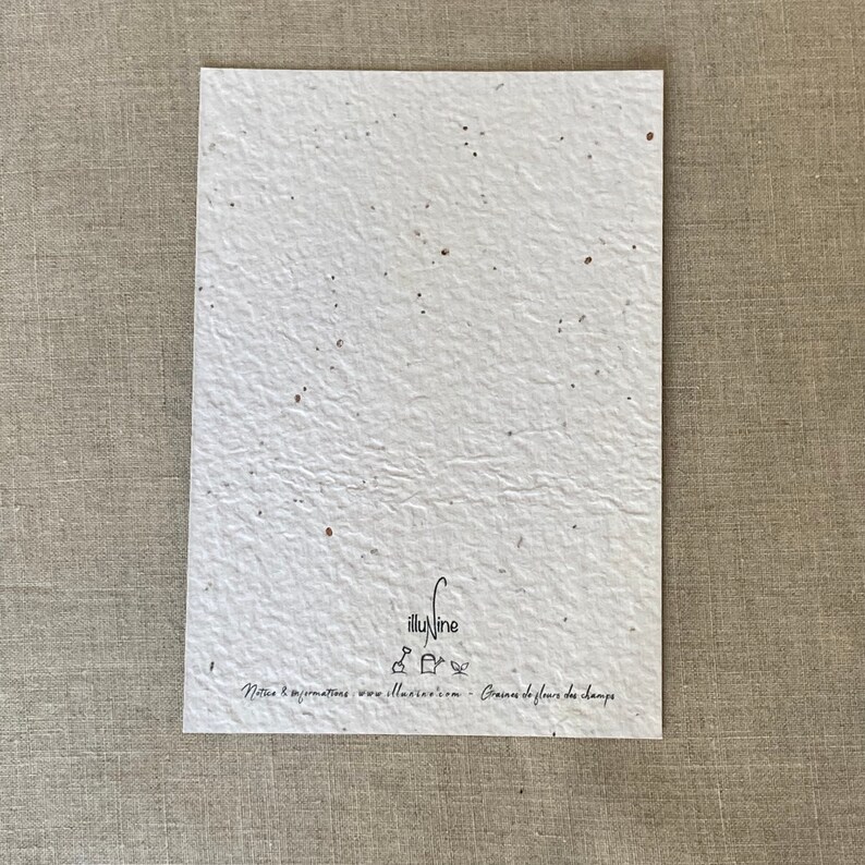 Carte à planter A6 Sincères condoléances - décès - deuil - condoléances image 3