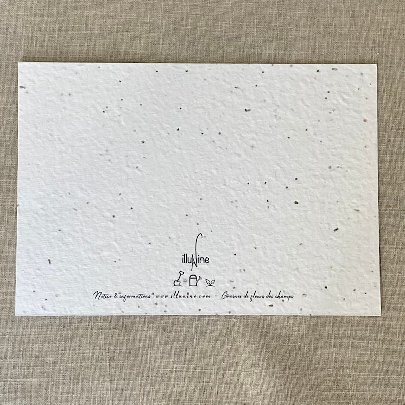 A6 Plantable Card - Flowers for my Dad - Wildflowers image 3