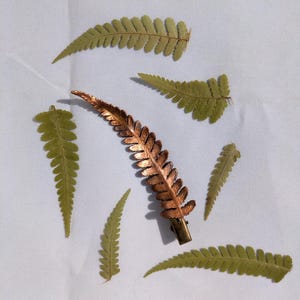 Real Fern Leaf Hair Piece
