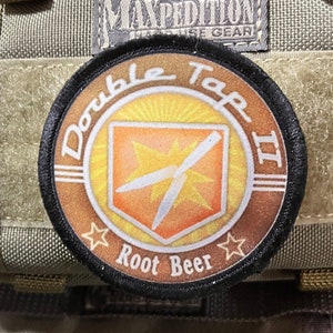 Double Tap Root Beer Zombie Morale Patch - 3&quot; Hook and Loop