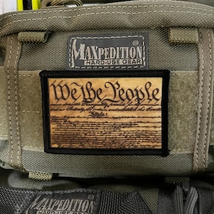 We the People Morale Patch- Hook and loop Patch 2x3" Made in the USA!