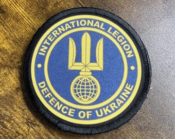 International Legion Defense of Ukraine Morale Patch. Ukraine War