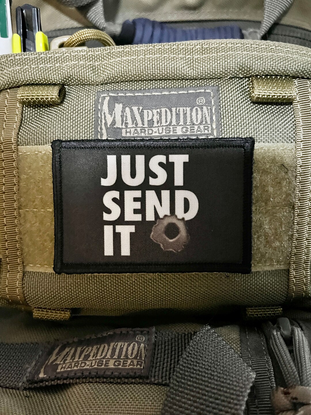 Just Send It Morale Patch- Hook and Loop 2x3" - Etsy