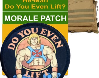 He-Man Morale Patch – Do You Even Lift Bro?, Funny Tactical Patch