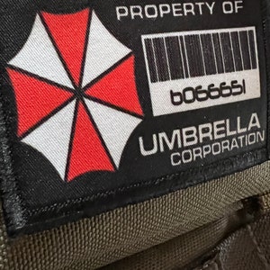 Property Patch Property of Umbrella Corporation Morale Patch- Hook and Loop Patch 2x3 ...