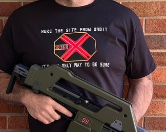 Colonial Marines Nuke the site from orbit T shirt Handmade in the USA -32