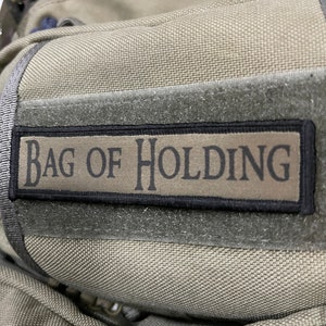 Bag of Holding Fantasy Roleplaying Patch 1x4" Made in the USA!