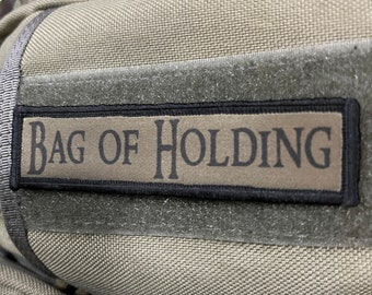 Bag of Holding Fantasy Roleplaying Patch 1x4" Made in the USA!