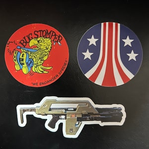 Aliens Colonial Marines Sticker Lot Heavy Duty Vinyl Gemaakt in de VS Waterdicht Gratis verzending in de VS