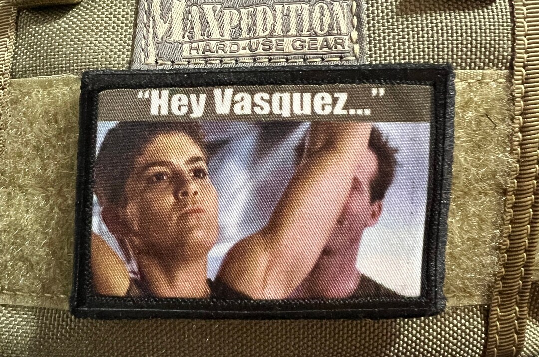 Colonial Marines 'hey Vazquez' Morale Patch - 2x3 Hook and Loop - Etsy