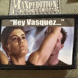 Colonial Marines "Hey Vazquez" Moralmärke - 2x3 Kardborreband