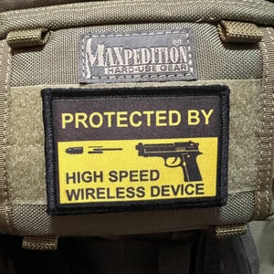 High-Specs Patch: Aufnäher mit Klettverschluss