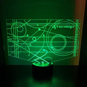 Star Warz Tactical Control Screen LED Sign: Acrylic Display Light