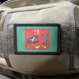 First Pennsylvania Rifles Morale Patch- Hook and loop Custom Patch 2x3&quot; Made in the USA!
