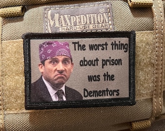 2 x 3 écusson prison Mike Dementors moral - écusson auto-agrippant fabriqué aux États-Unis !