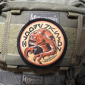 Bloody Rancor Oga's Cantina Morale Patch Tactical USA Morale Patch- Hook and loop Patch 3" Circle Made in the USA!