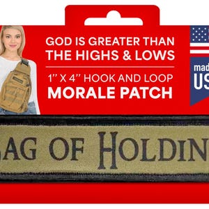 RedheadedTshirts - Bag of Holding Funny Morale Patch - Morale Patches for Tactical Accessories - Made in The USA
