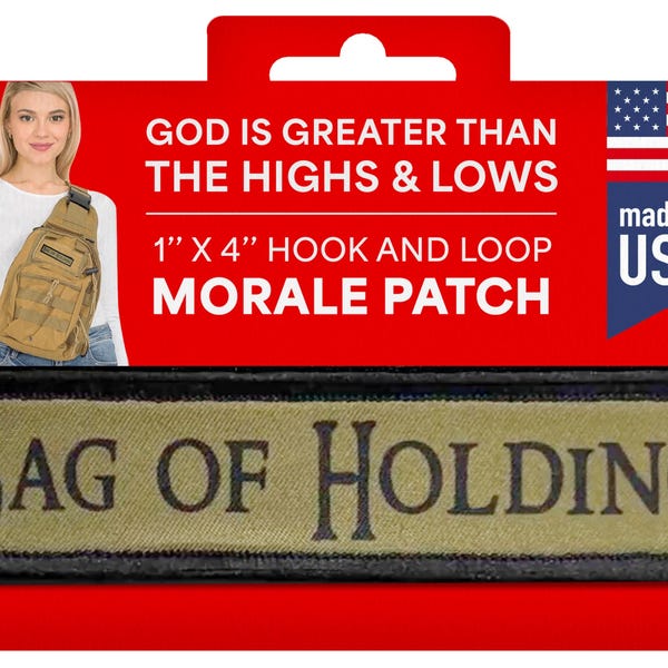 Bag of Holding Morale Patch: Funny D&D Tactical Gear - Made in USA