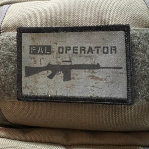 FAL Operator Morale Patch- Hook and loop Custom Patch 2x3&quot; Made in the USA!