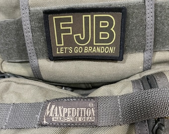 "Let's Go Brandon" Morale Patch - Tactical Military Army Style Funny Patch