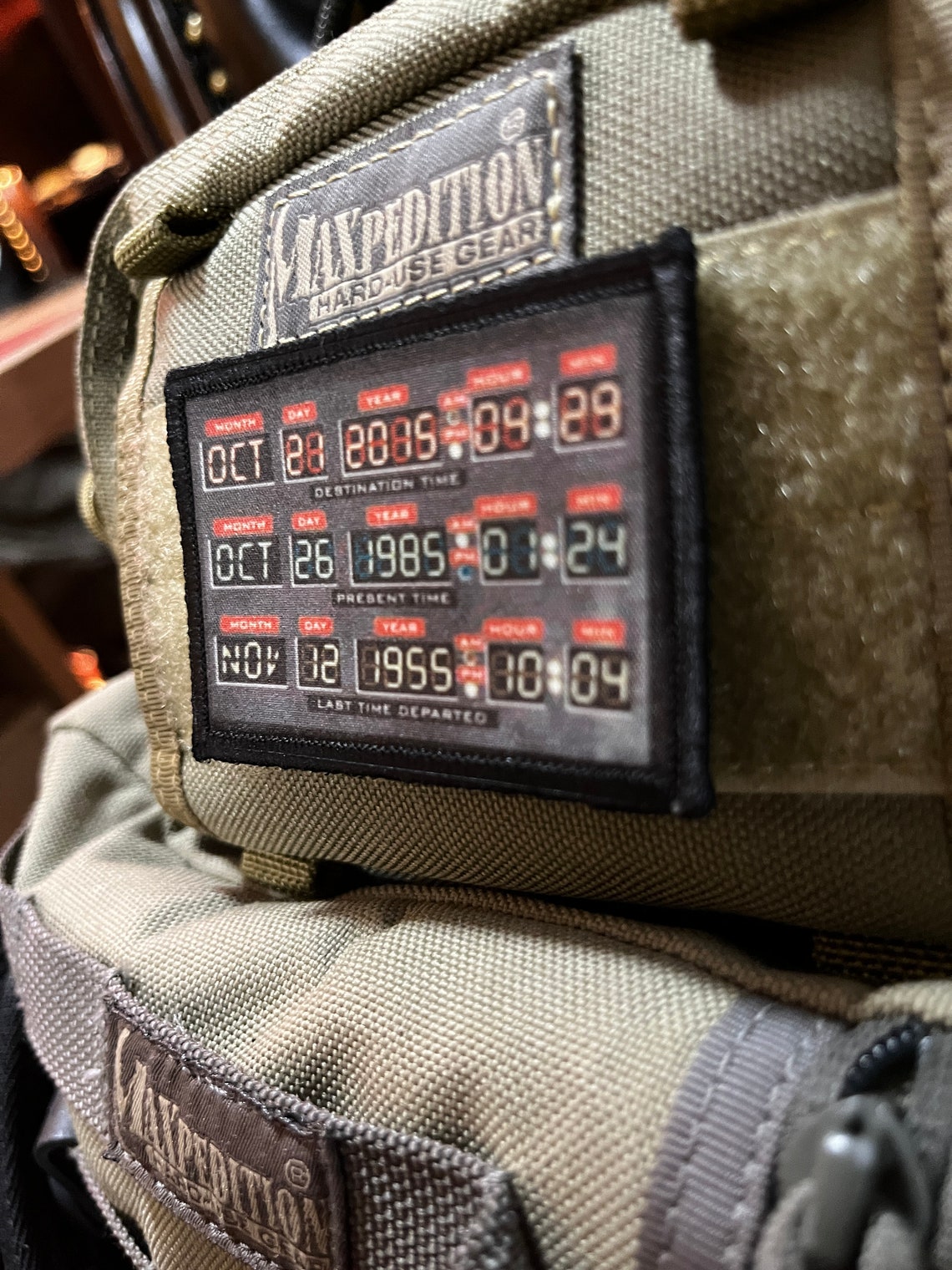 Time Machine Morale Patch- Hook and Loop Patch 2x3" Made in the USA! - Etsy
